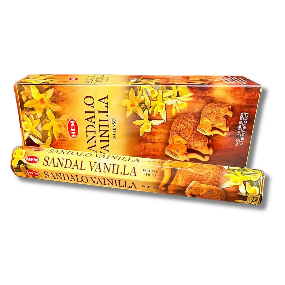 Räucherstäbchen HEM Hexadon - Sandal Vanilla - Aromatempel